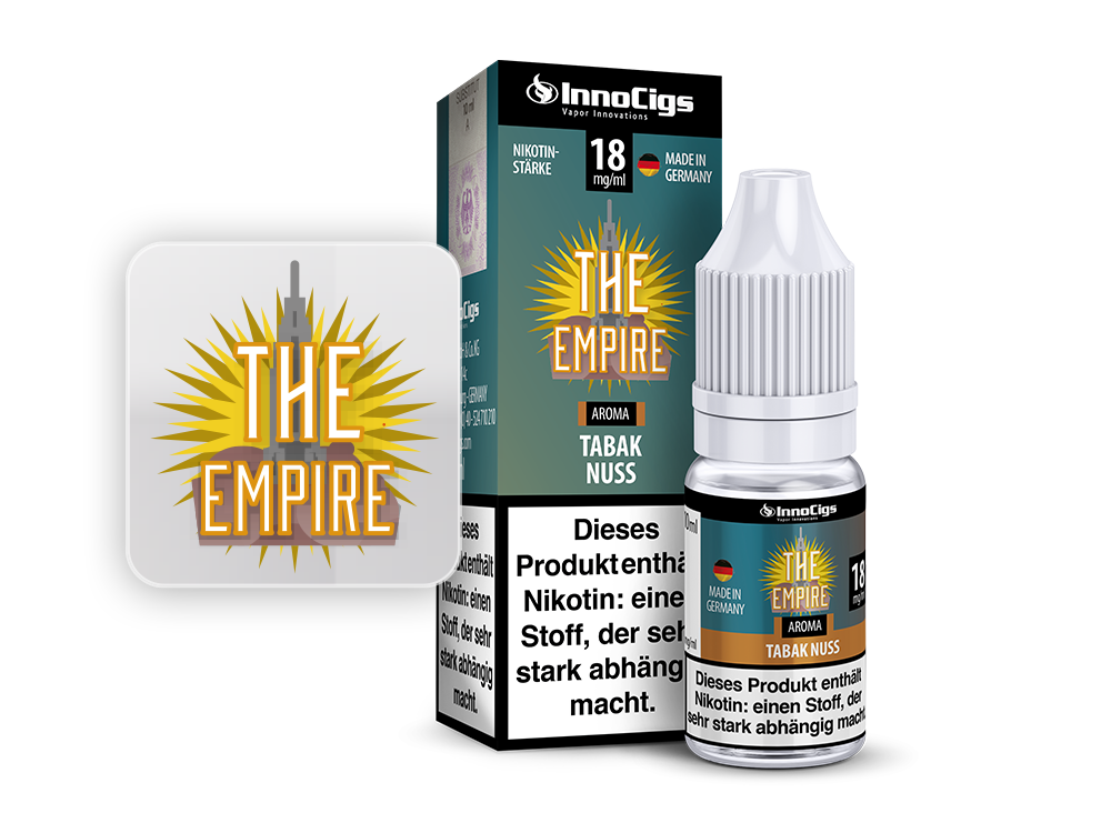 The Empire Tabak Nuss Aroma - 10ml Liquid für E-Zigaretten