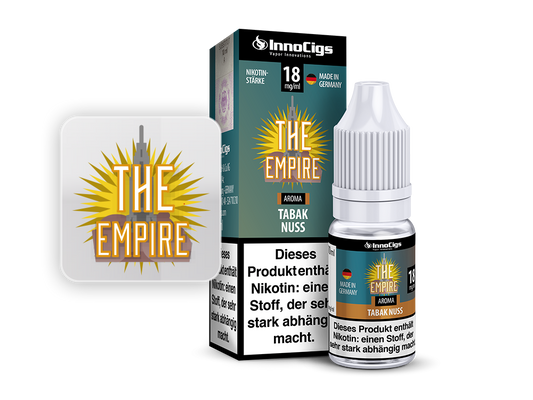 The Empire Tabak Nuss Aroma - 10ml Liquid für E-Zigaretten