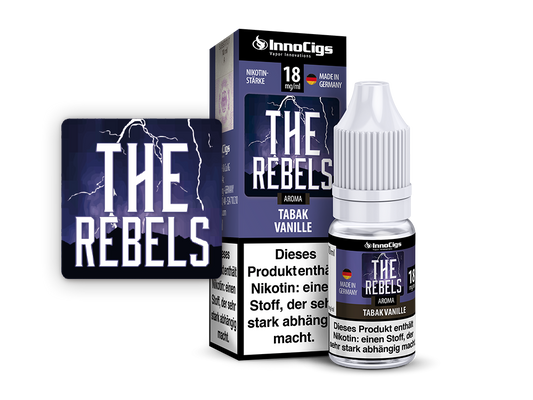 The Rebels Tabak Vanille Aroma - 10ml Liquid für E-Zigaretten