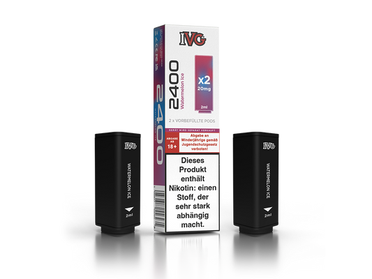 IVG - 2400 Pod 20mg/ml (2 Stück pro Packung) - Watermelon Ice