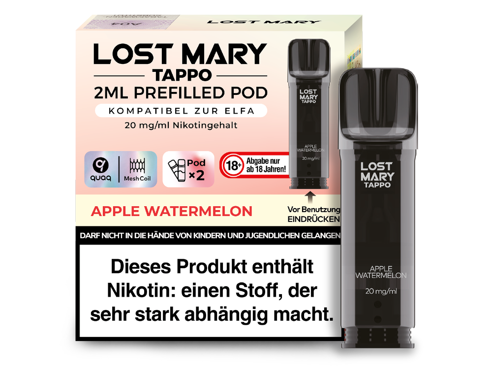 Lost Mary - Tappo Pod (2 Stück pro Packung) - Watermelon Mojito