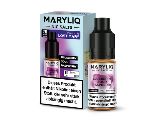 MARYLIQ - Nikotinsalz Liquid 10ml - Blueberry Sour Raspberry