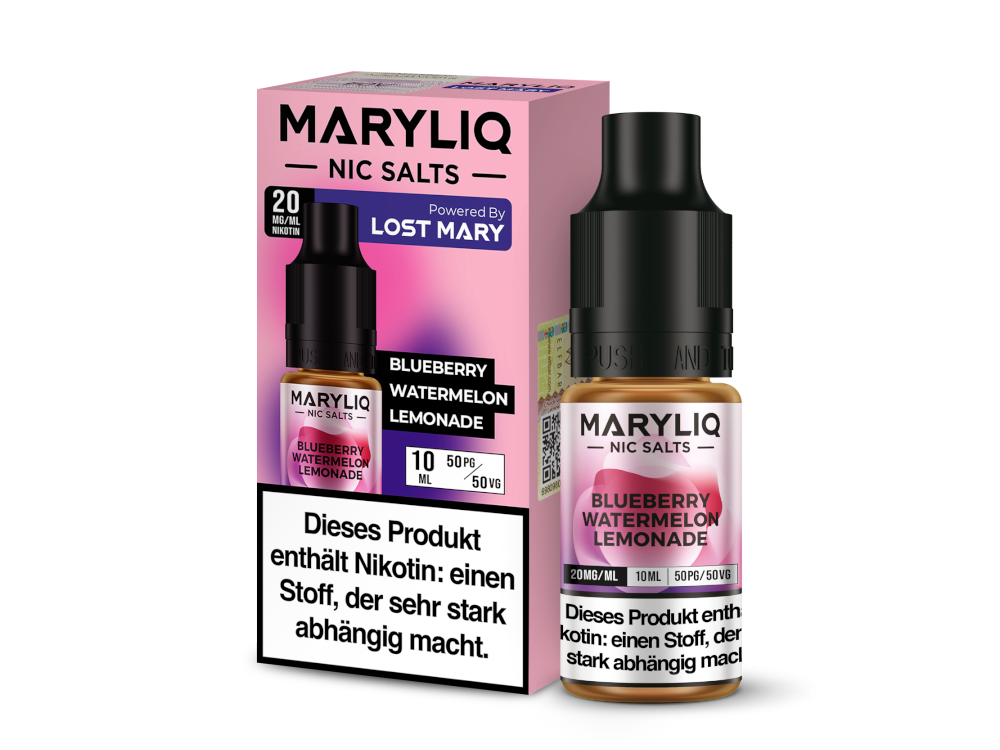 MARYLIQ - Nikotinsalz Liquid 10ml - Blueberry Watermelon Lemonade