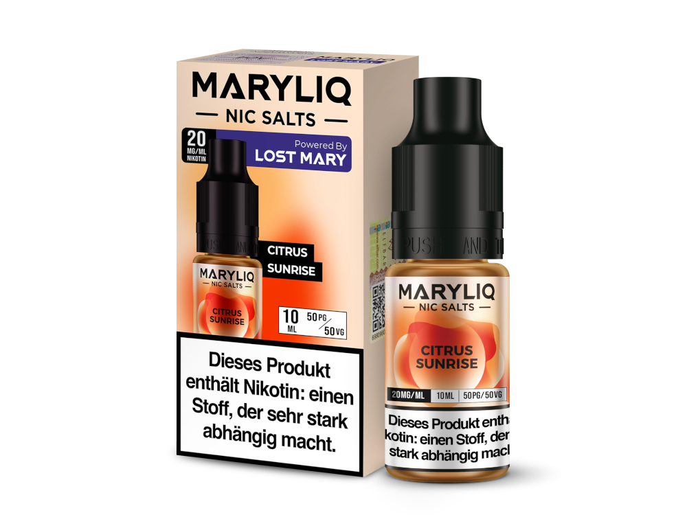 MARYLIQ - Nikotinsalz Liquid 10ml - Citrus Sunrise