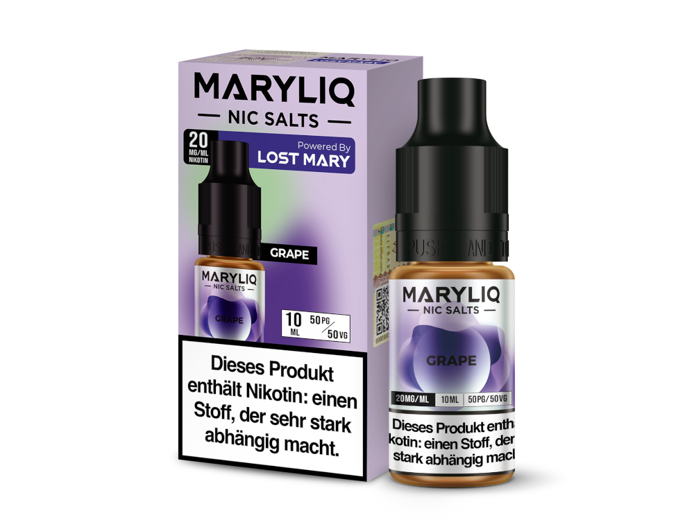 MARYLIQ - Nikotinsalz Liquid 10ml - Grape