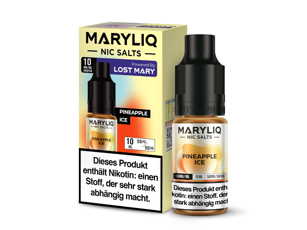 MARYLIQ - Nikotinsalz Liquid 10ml - Pineapple Ice