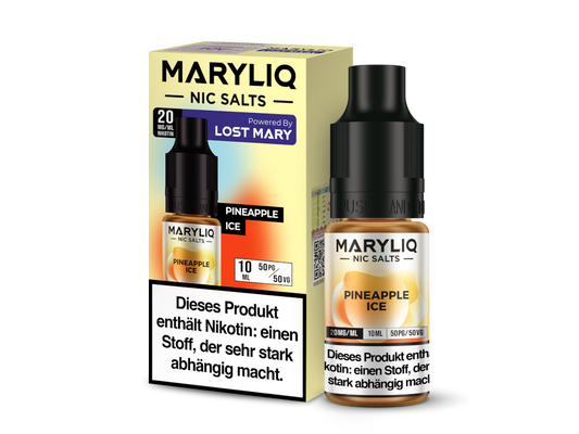 MARYLIQ - Nikotinsalz Liquid 10ml - Pineapple Ice