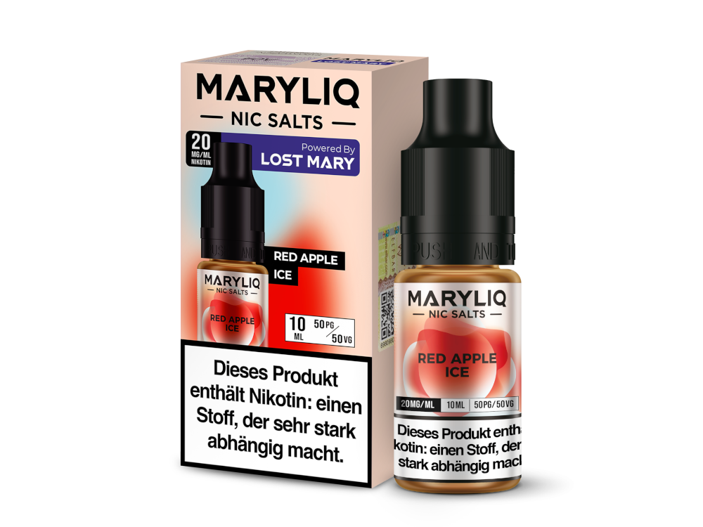 MARYLIQ - Nikotinsalz Liquid 10ml - Red Apple Ice