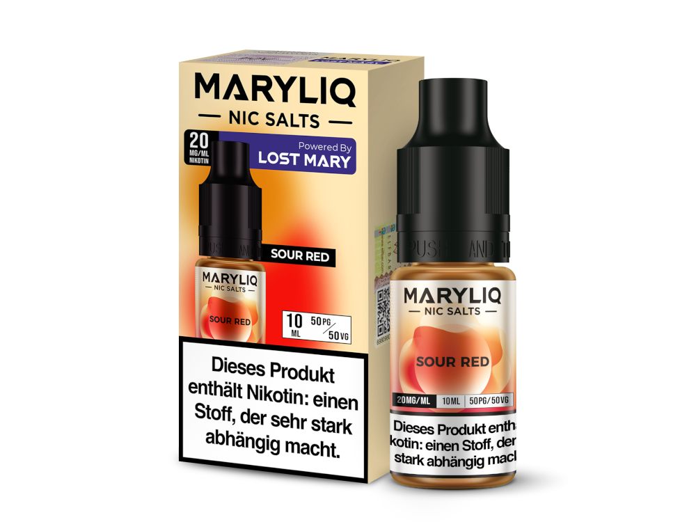 MARYLIQ - Nikotinsalz Liquid 10ml - Sour Red