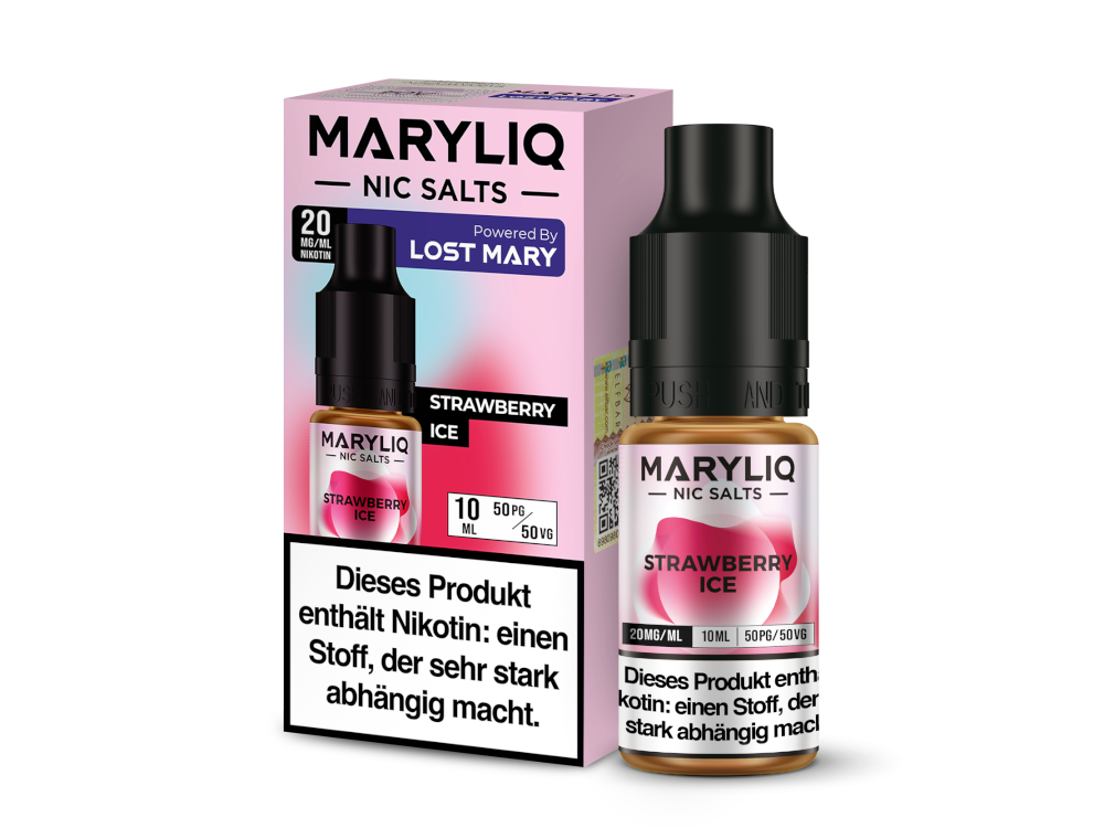 MARYLIQ - Nikotinsalz Liquid 10ml - Strawberry Ice