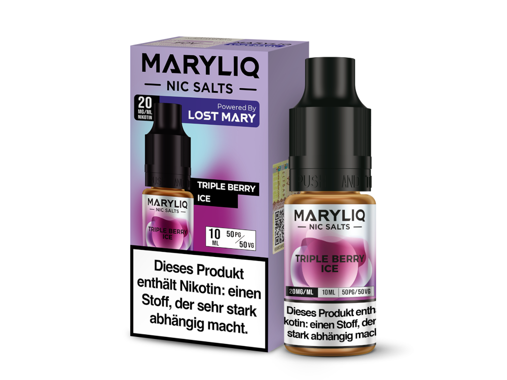 MARYLIQ - Nikotinsalz Liquid 10ml - Triple Berry Ice