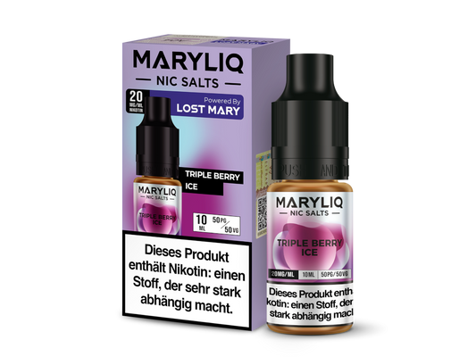 MARYLIQ - Nikotinsalz Liquid 10ml - Triple Berry Ice