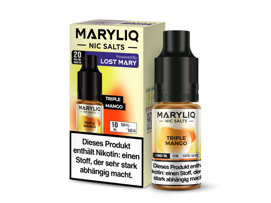 MARYLIQ - Nikotinsalz Liquid 10ml - Triple Mango