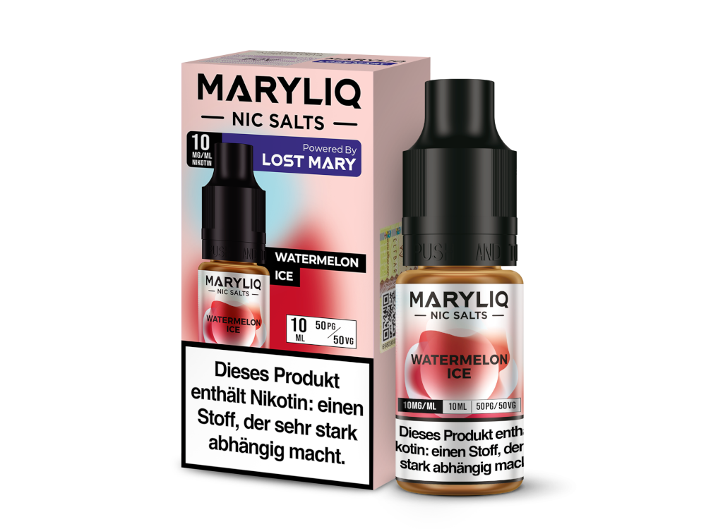 MARYLIQ - Nikotinsalz Liquid 10ml - Watermelon Ice