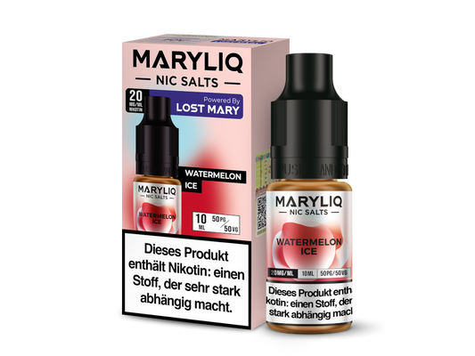 MARYLIQ - Nikotinsalz Liquid 10ml - Watermelon Ice