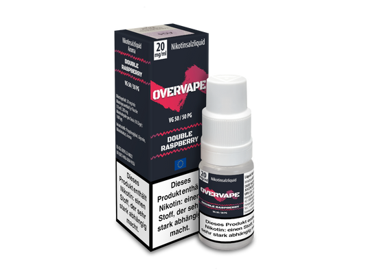 Overvape - Nikotinsalz Liquid 10ml - Double Raspberry