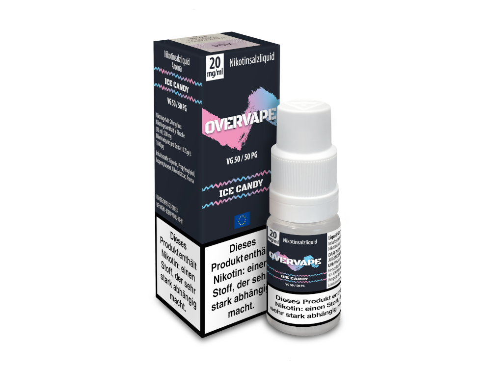 Overvape - Nikotinsalz Liquid 10ml - Ice Candy