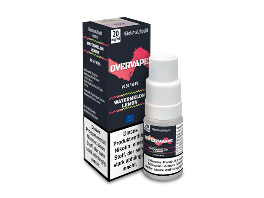 Overvape - Nikotinsalz Liquid 10ml - Watermelon Lemon