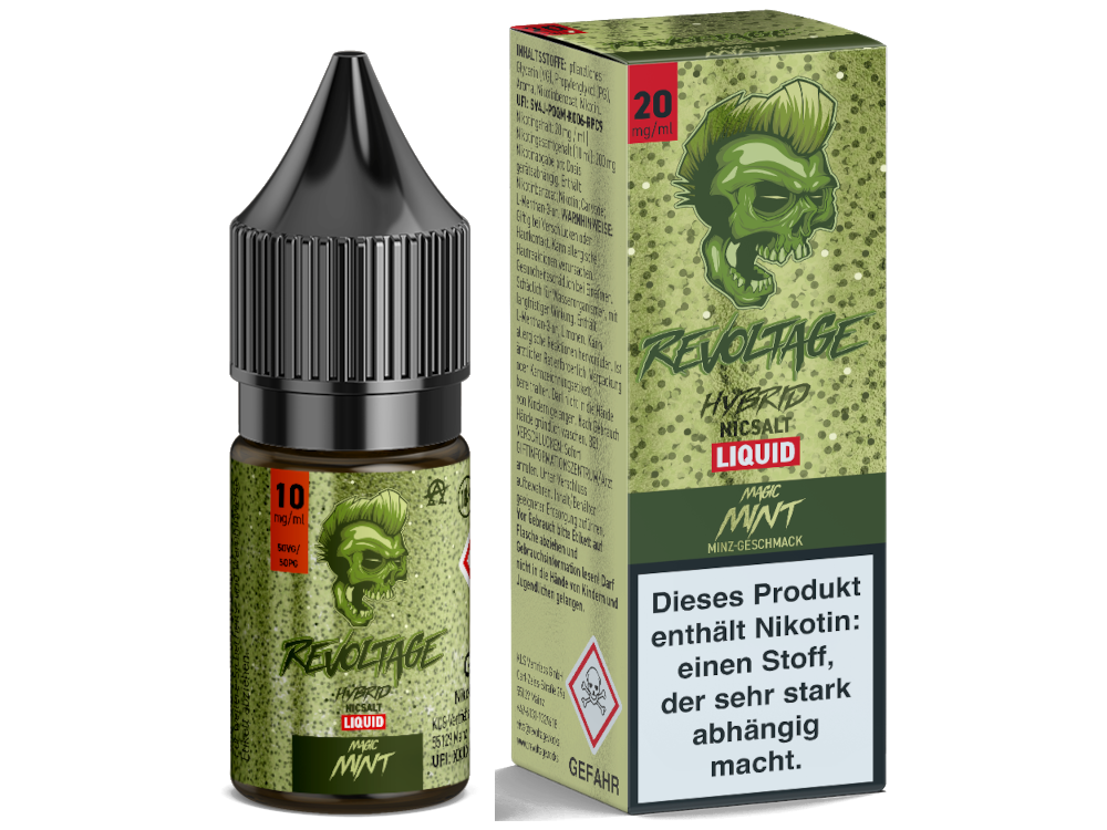 Revoltage - Hybrid Nikotinsalz Liquid 10ml - Magic Mint