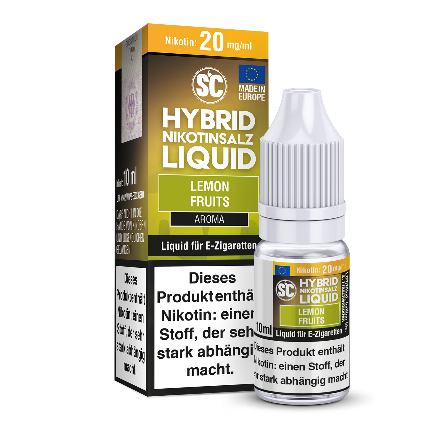 SC - Lemon Fruits -  Hybrid Nikotinsalz Liquid 10ml