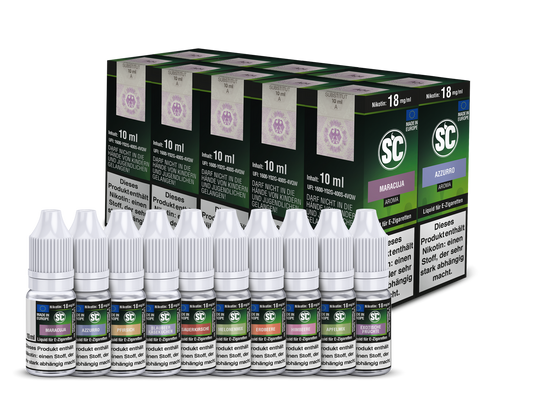 Fruit Probierbox E-Zigaretten Liquid 10x 10ml