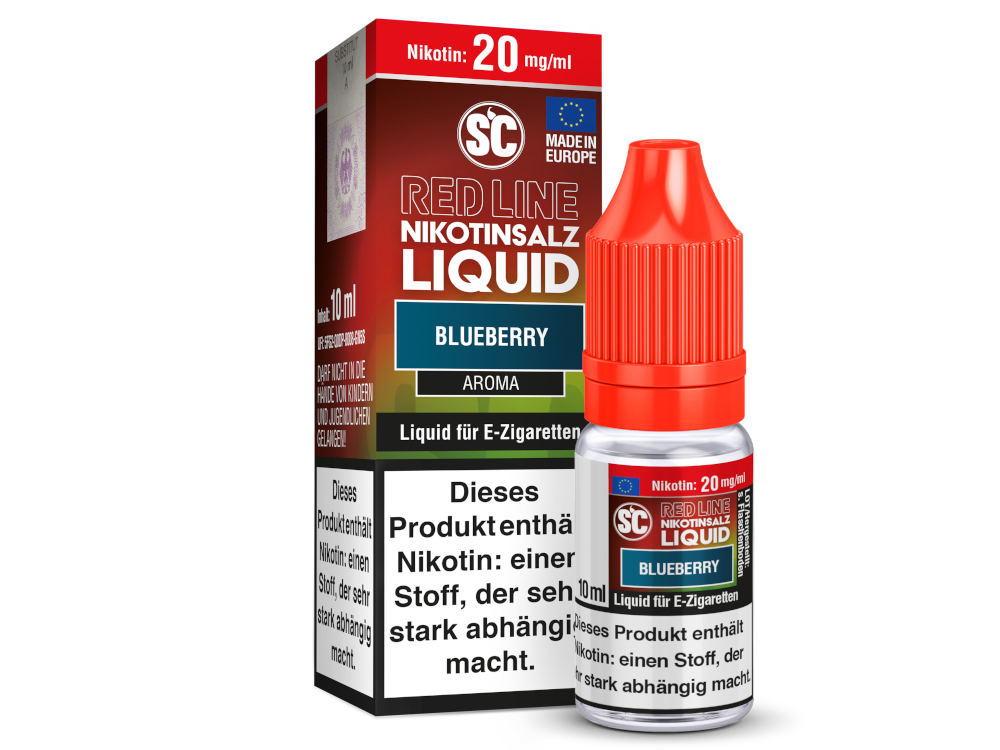 SC - Red Line - Blueberry - Nikotinsalz Liquid 10ml