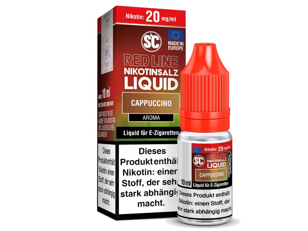 SC - Red Line - Cappuccino - Nikotinsalz Liquid 10ml