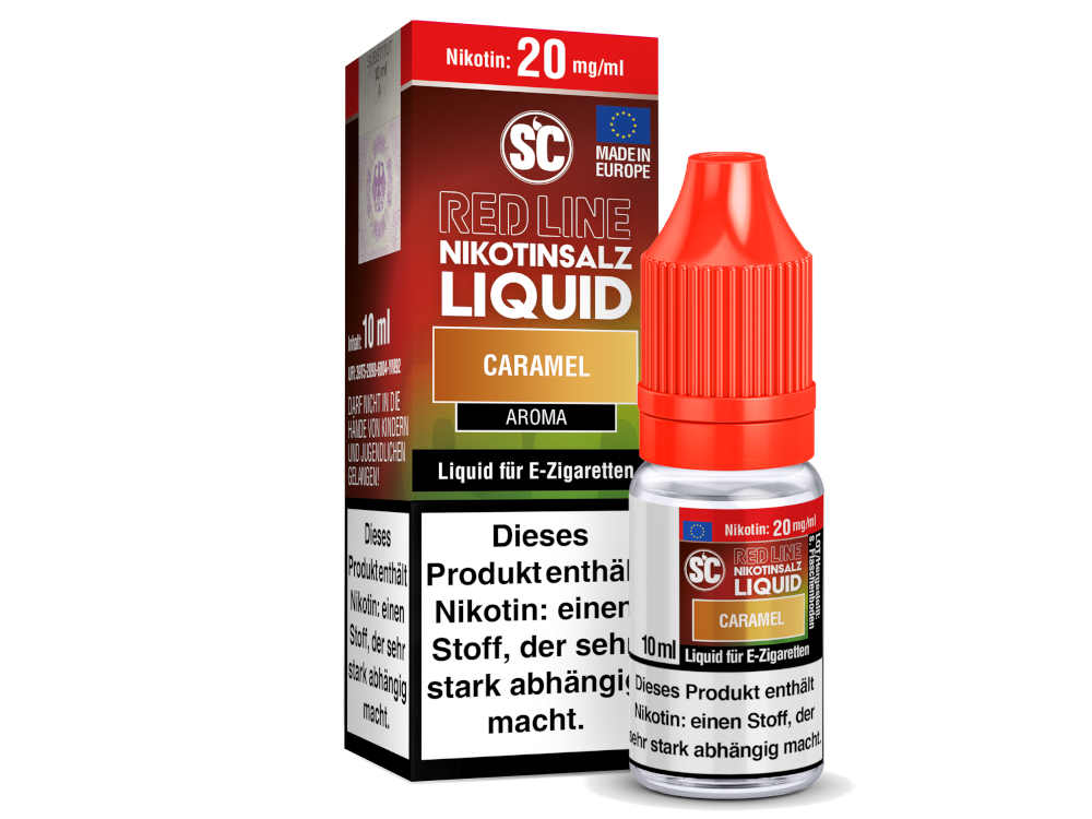 SC - Red Line - Caramel - Nikotinsalz Liquid 10ml