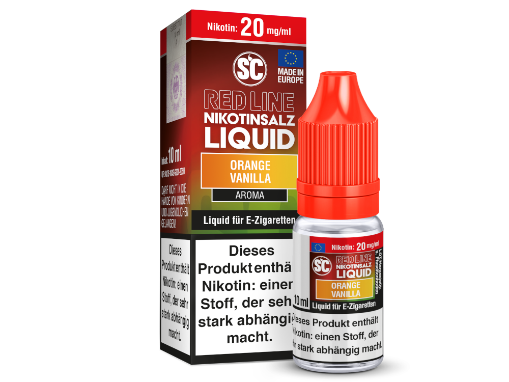 SC - Red Line - Orange Vanilla - Nikotinsalz Liquid 10ml