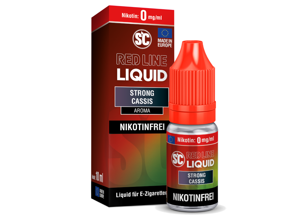 SC - Red Line - Strong Cassis - Nikotinsalz Liquid 10ml