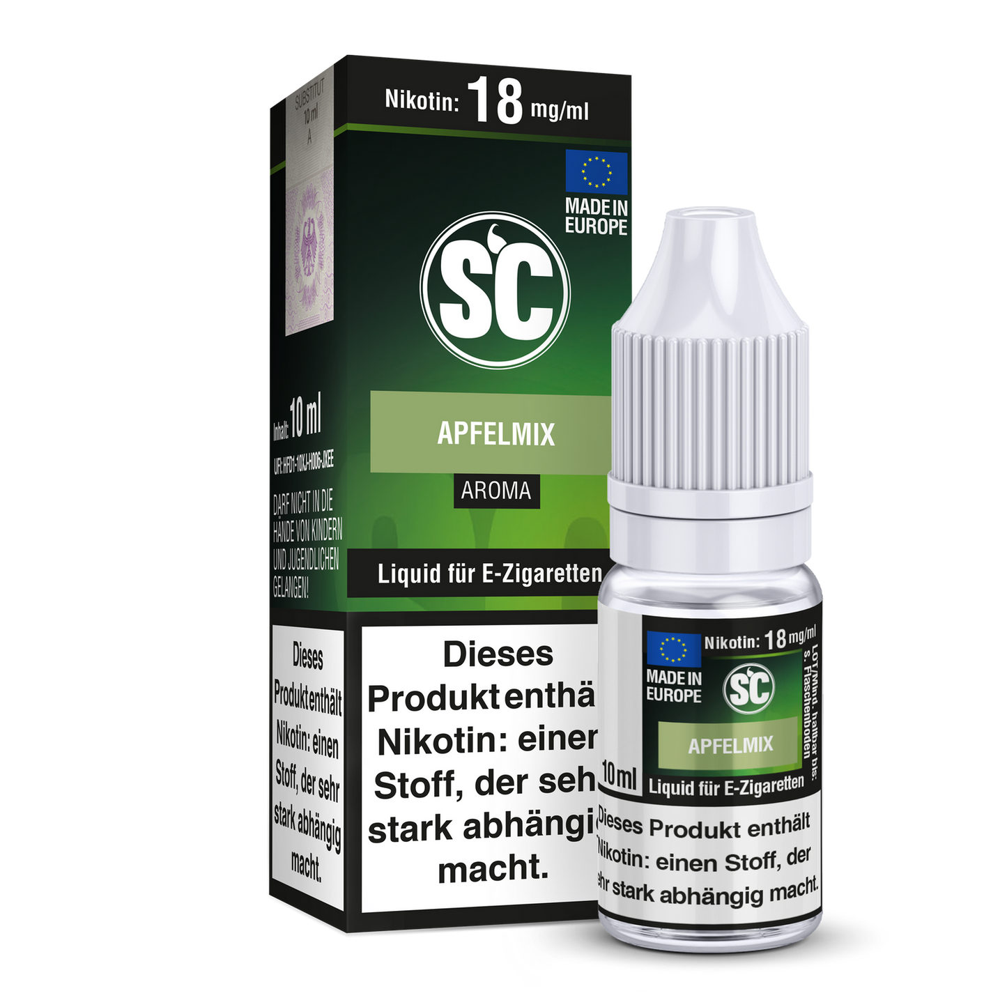 Apfelmix E-Zigaretten Liquid 10ml