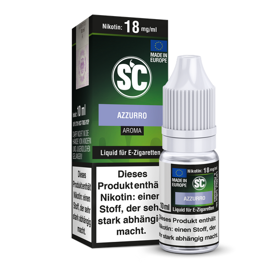 Blue / Azzuro E-Zigaretten Liquid 10ml