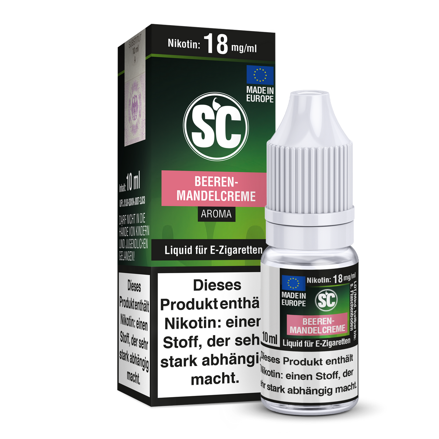 Beeren-Mandelcreme E-Zigaretten Liquid 10ml