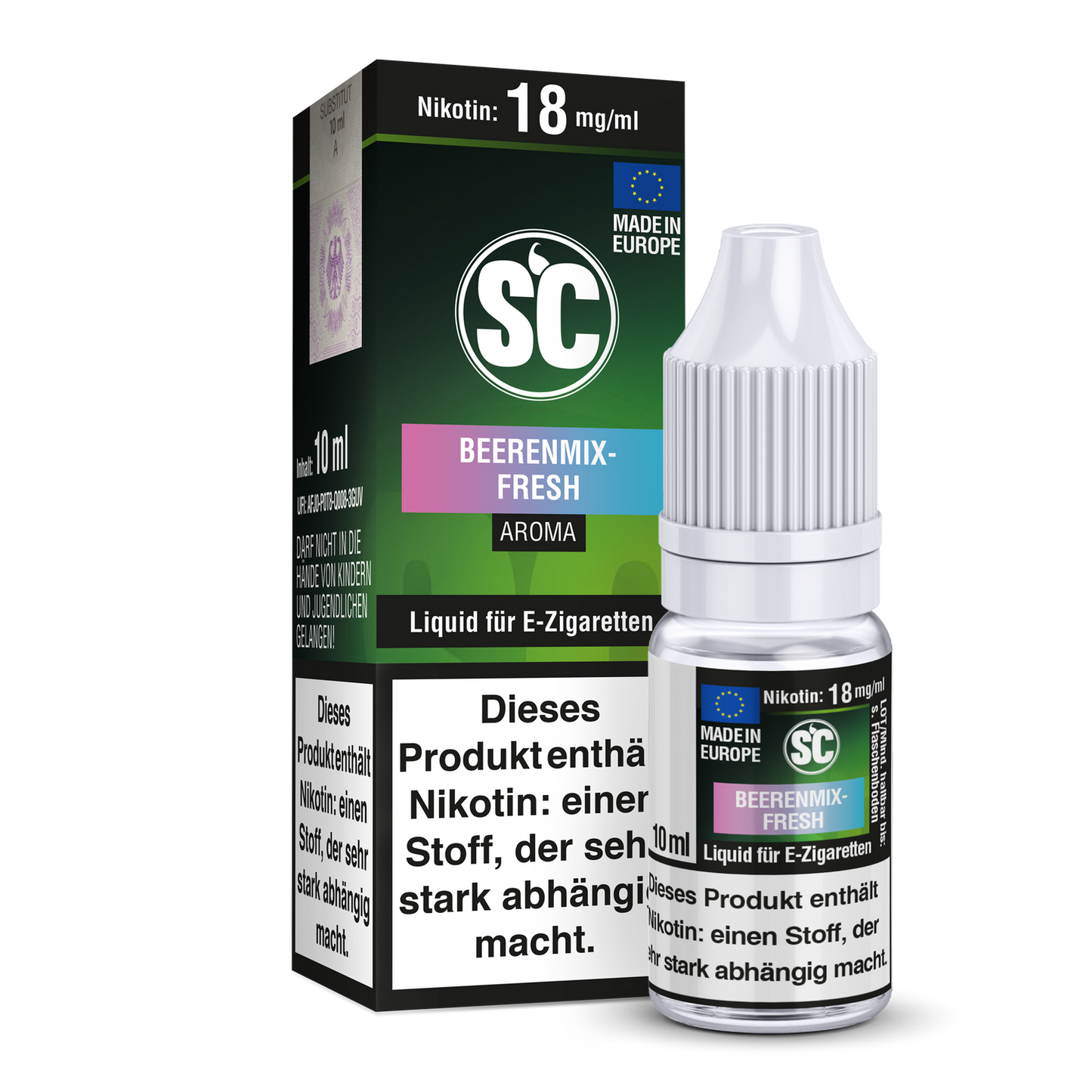 Beerenmix-Fresh E-Zigaretten Liquid 10ml