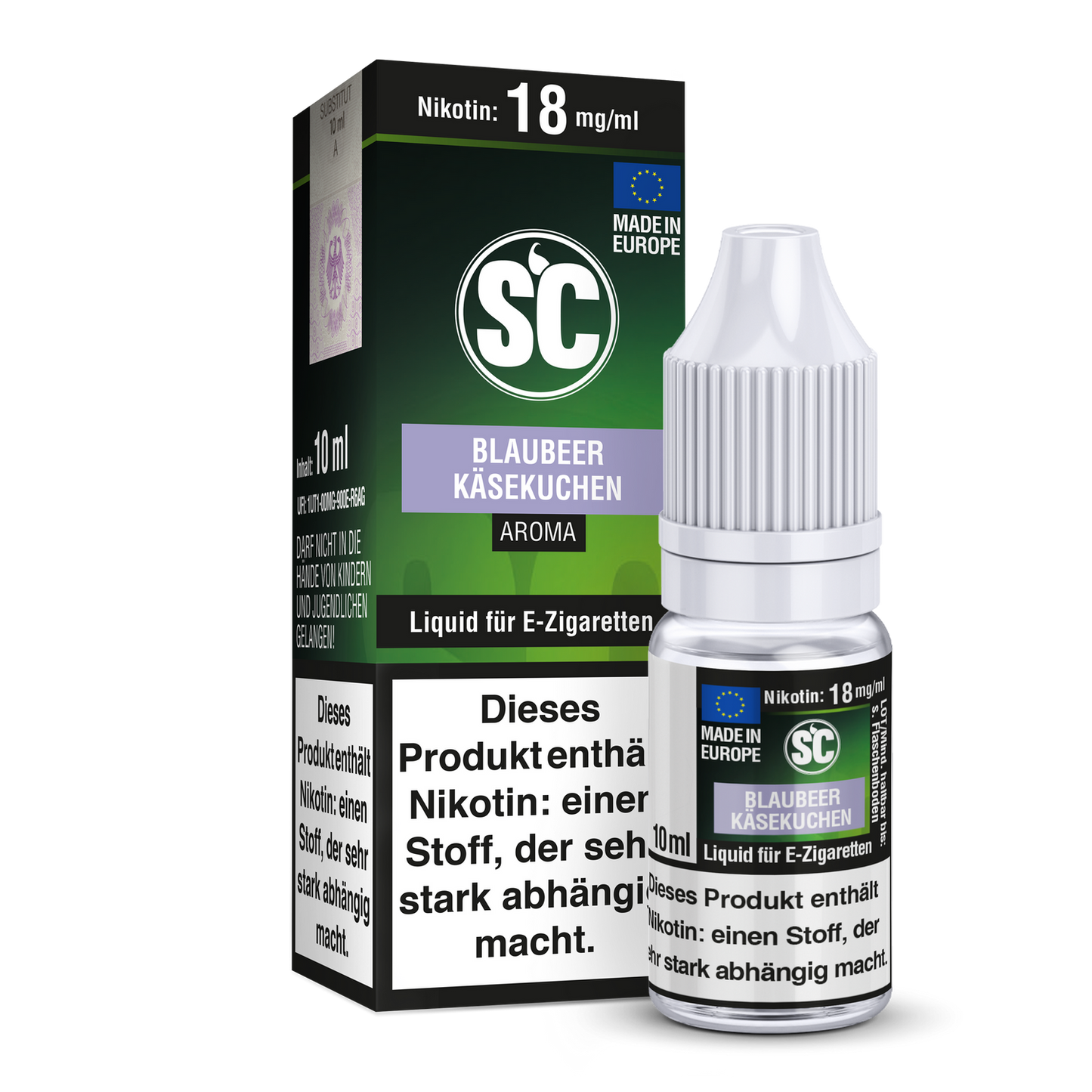 Blaubeer Käsekuchen E-Zigaretten Liquid 10ml