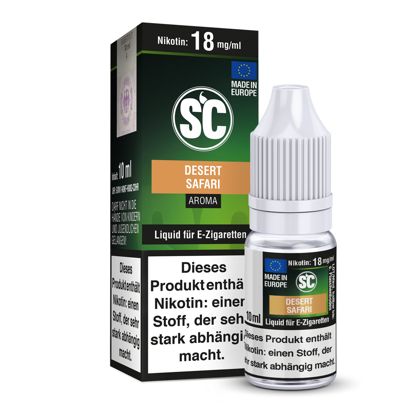 Desert Safari Tabak E-Zigaretten Liquid 10ml