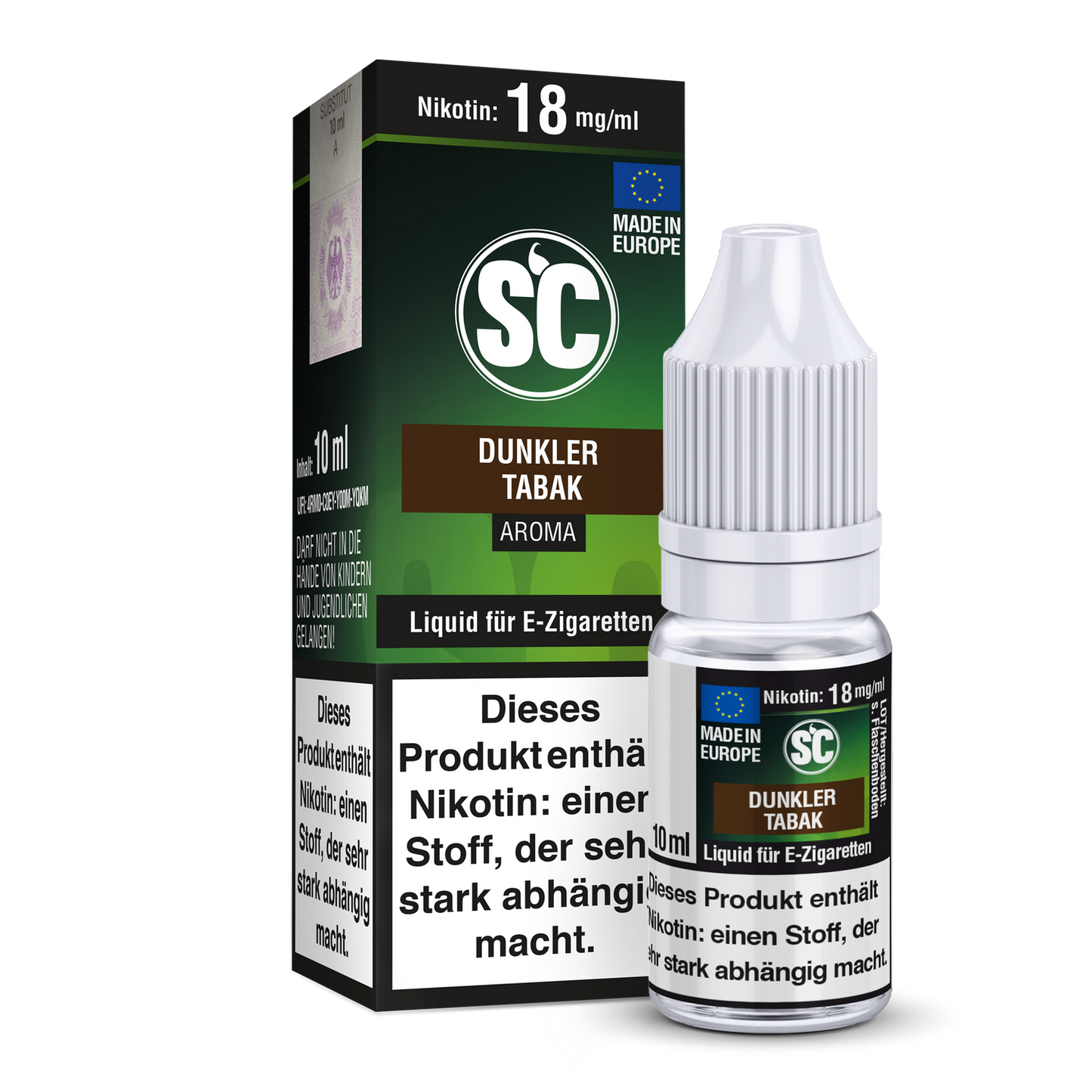 SC Liquid 10ml - Dunkler Tabak