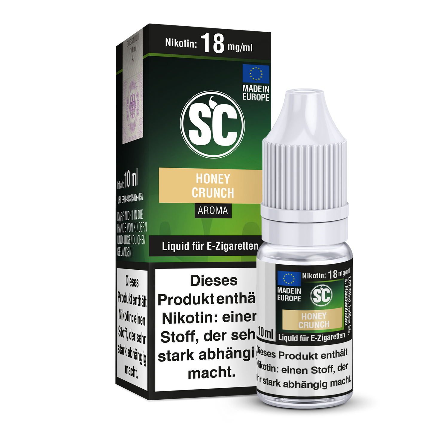 Honey Crunch E-Zigaretten Liquid 10ml