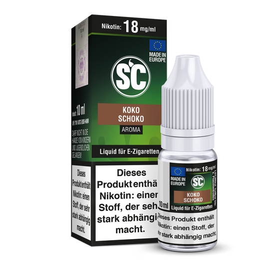 Kokos Schokolade E-Zigaretten Liquid 10ml