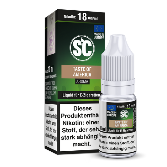 Taste of America Tabak E-Zigaretten Liquid 10ml