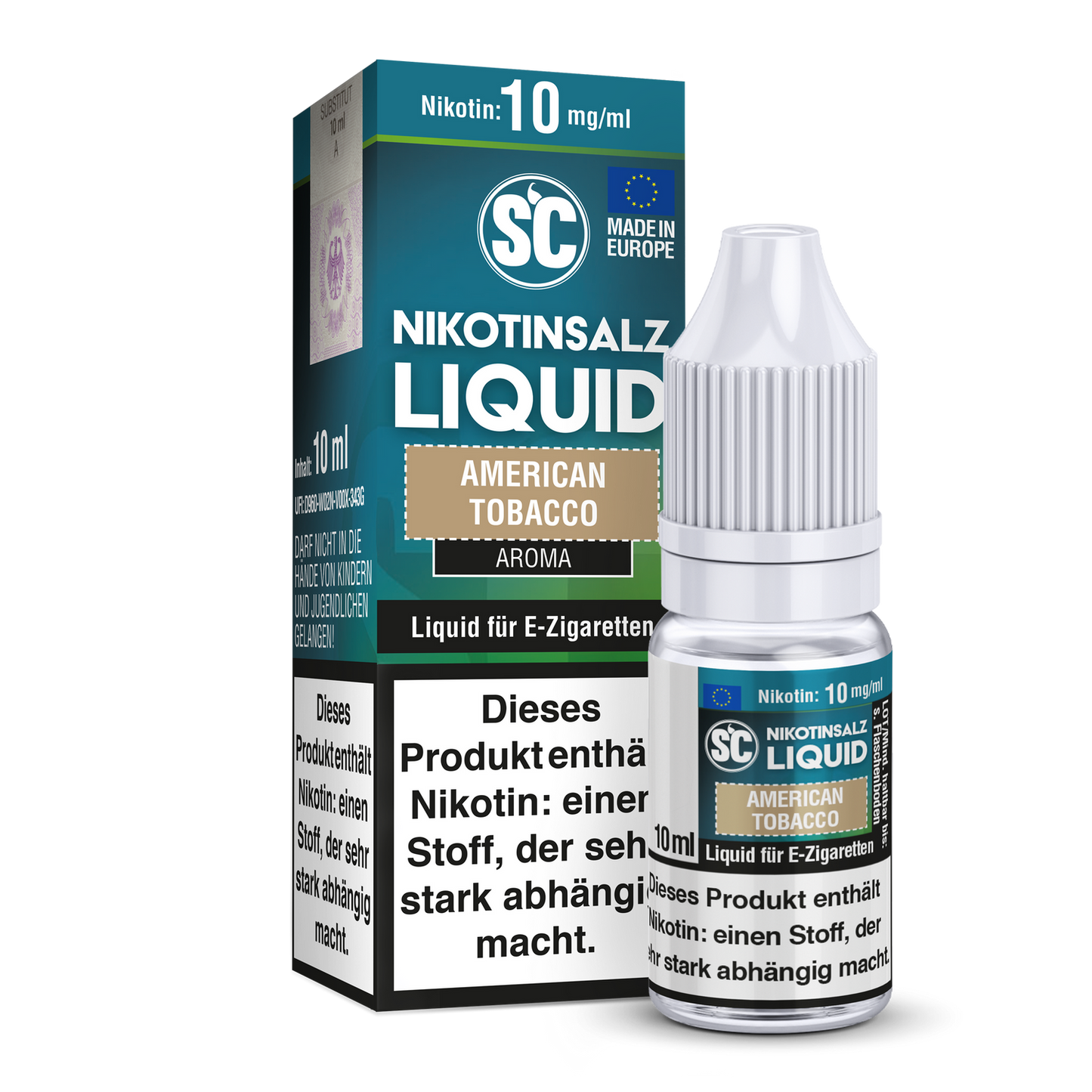 SC - American Tobacco - Nikotinsalz Liquid 10ml