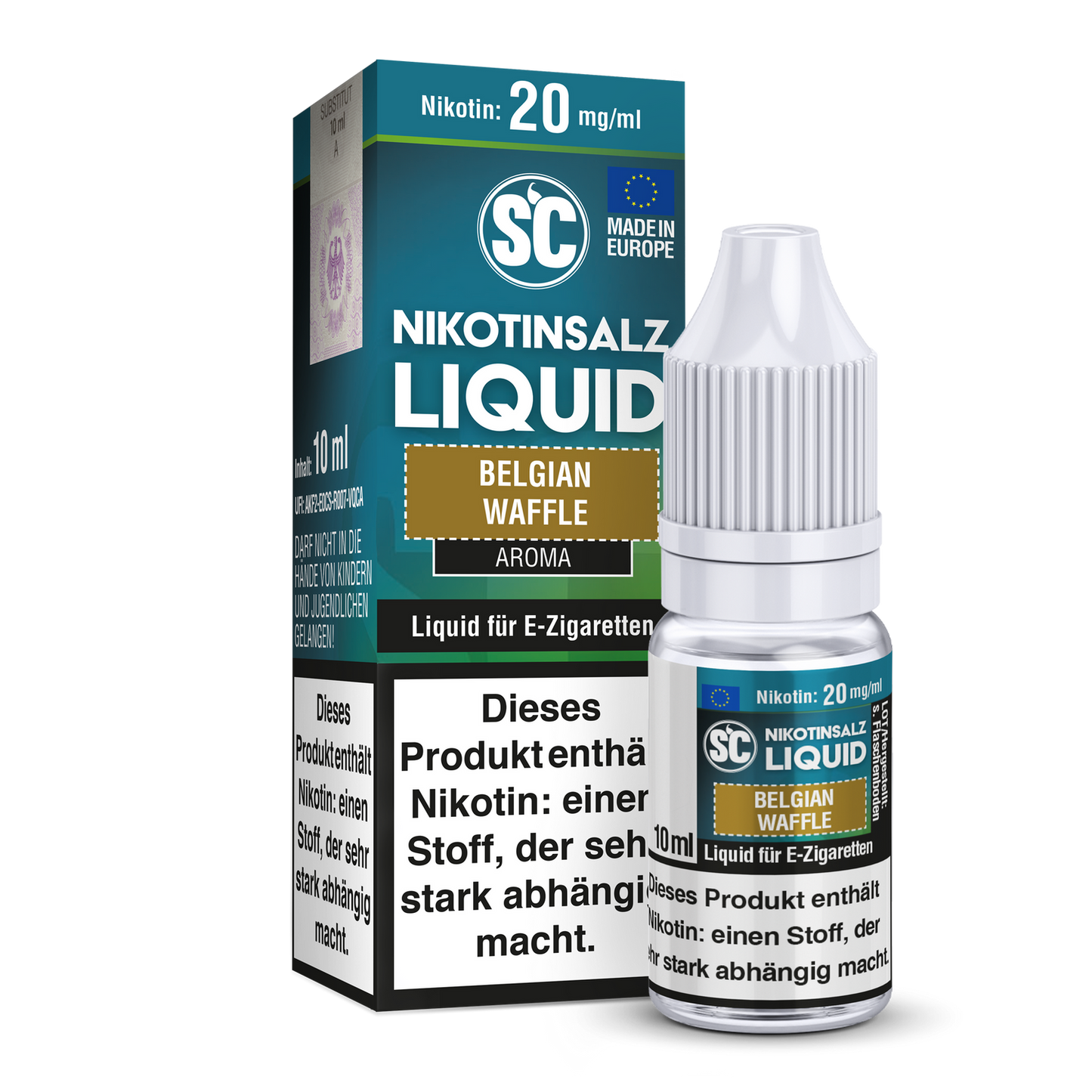 SC - Belgian Waffle - Nikotinsalz Liquid 10ml