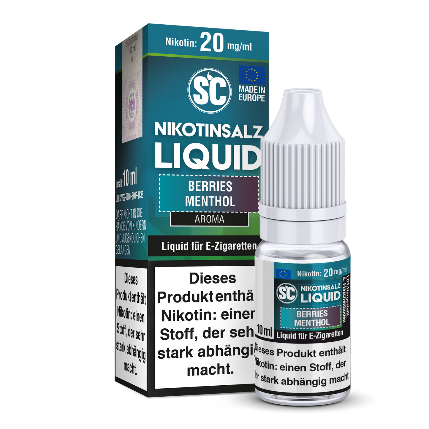 SC - Berries Menthol - Nikotinsalz Liquid 10ml