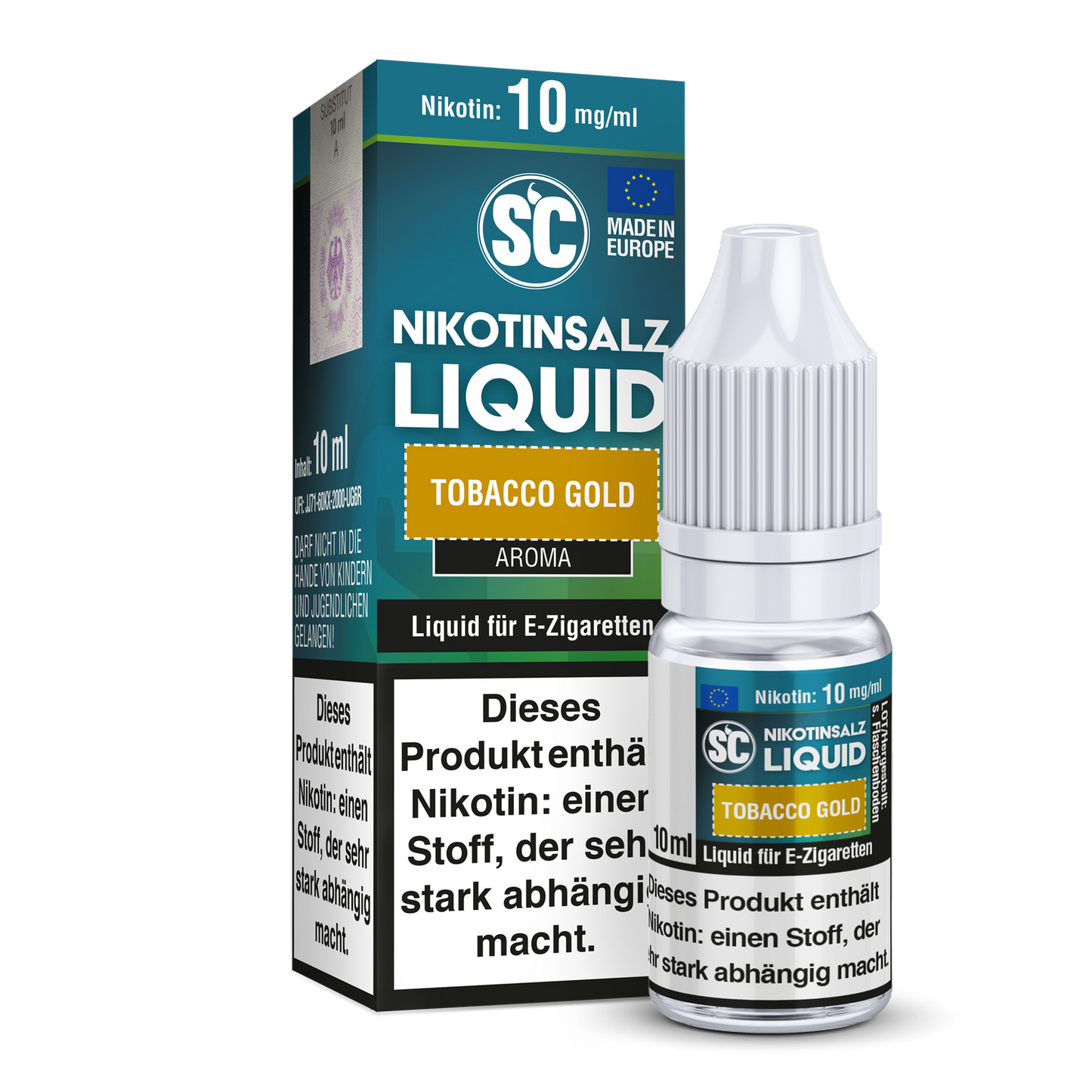 SC - Tobacco Gold - Nikotinsalz Liquid 10ml