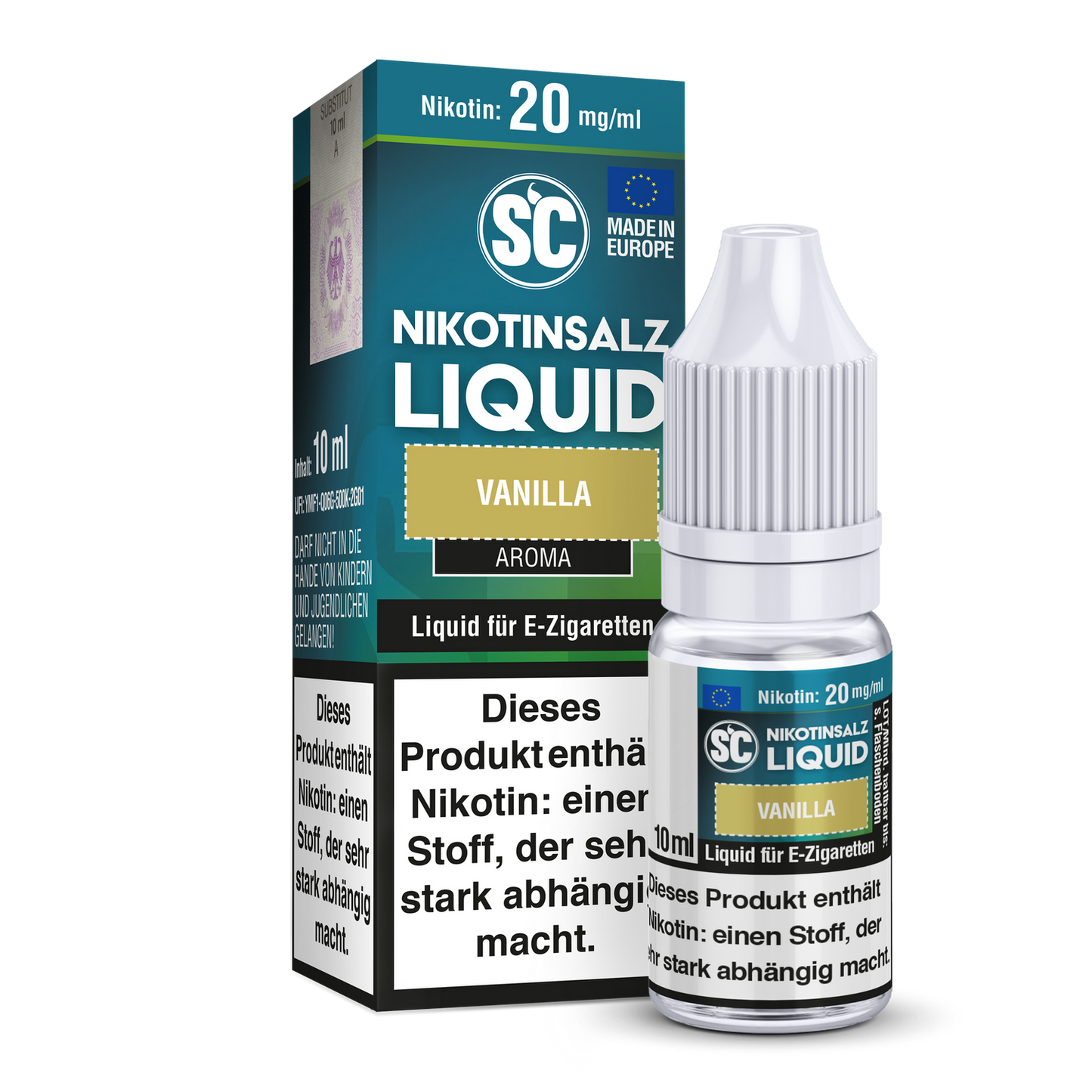 SC - Vanilla - Nikotinsalz Liquid 10ml