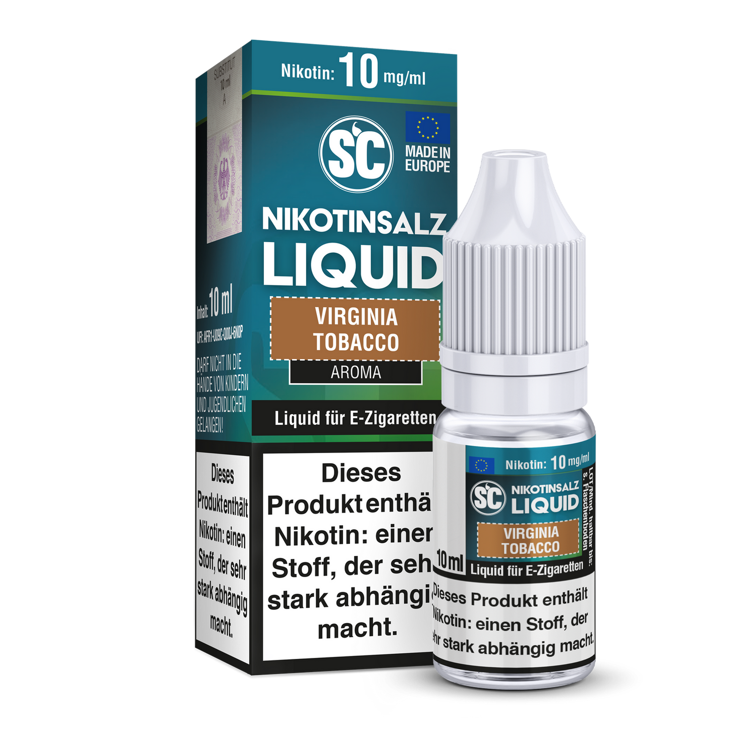 SC - Virginia Tobacco - Nikotinsalz Liquid 10ml