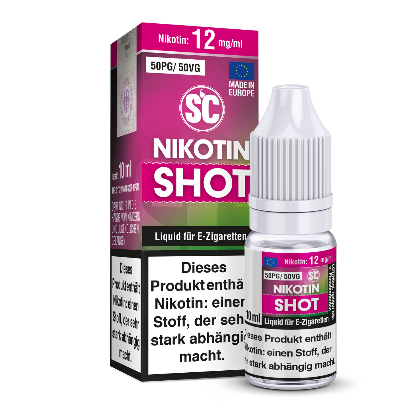 SC - 10ml Nikotin Shot 50:50