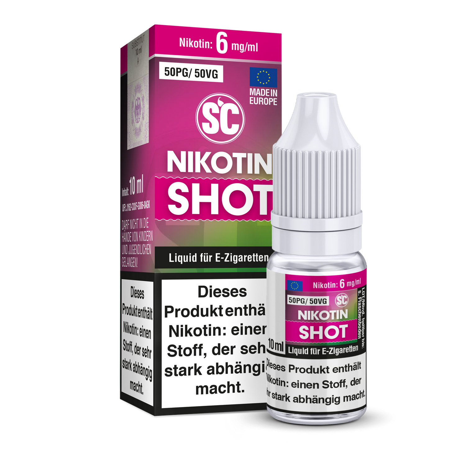 SC - 10ml Nikotin Shot 50:50