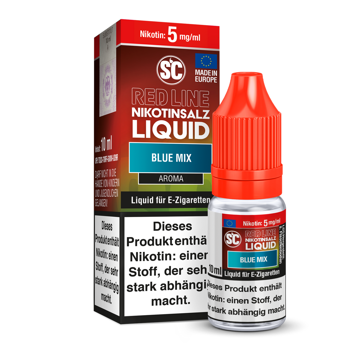 SC - Red Line - Blue Mix - Nikotinsalz Liquid 10ml