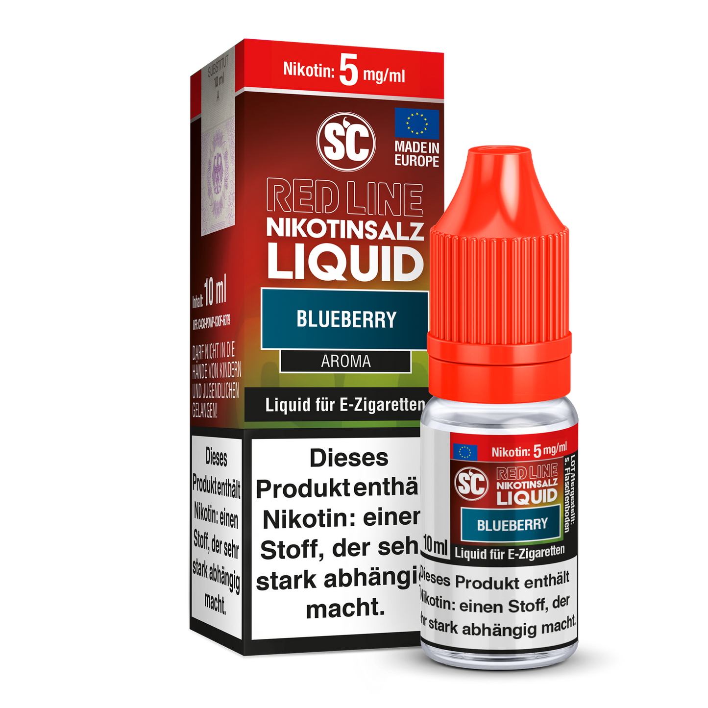 SC - Red Line - Blueberry - Nikotinsalz Liquid 10ml